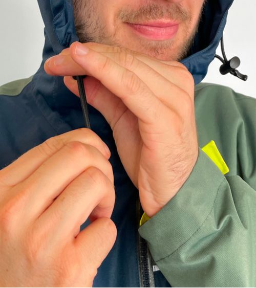 Mid-season/winter technical jacket with lining