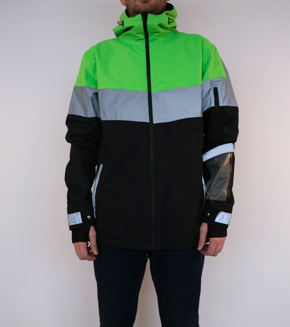 Veste k-way réfléchissante et ultravisible