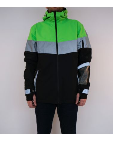 Veste k-way réfléchissante et ultravisible