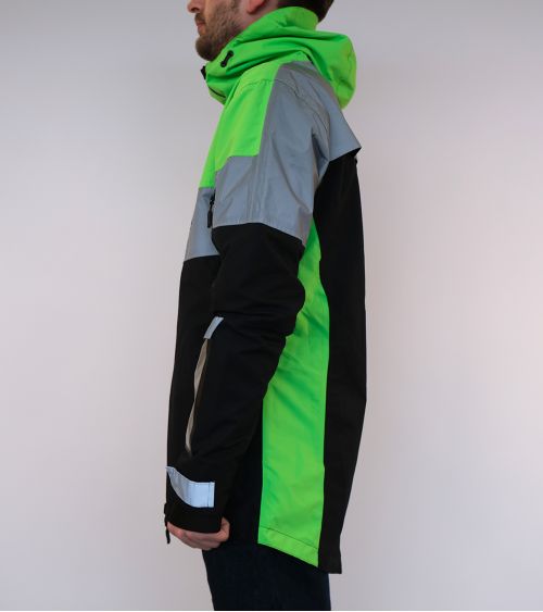 K-way reversible and reflective jacket