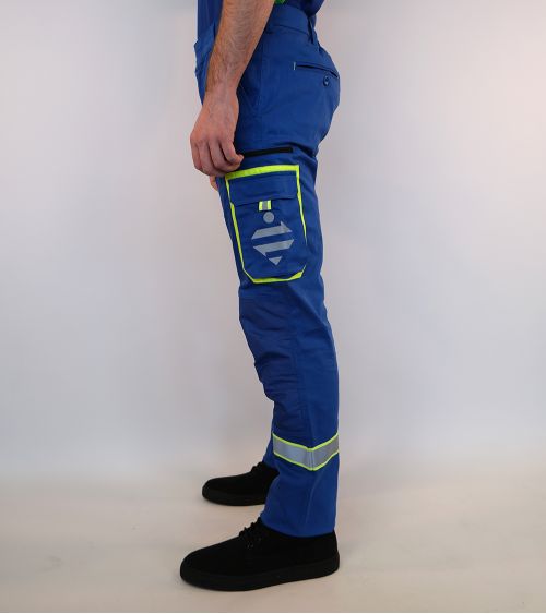 Uc Pro trousers with reflective strips and side pockets