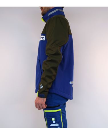 Softshell jacket with reflective prints