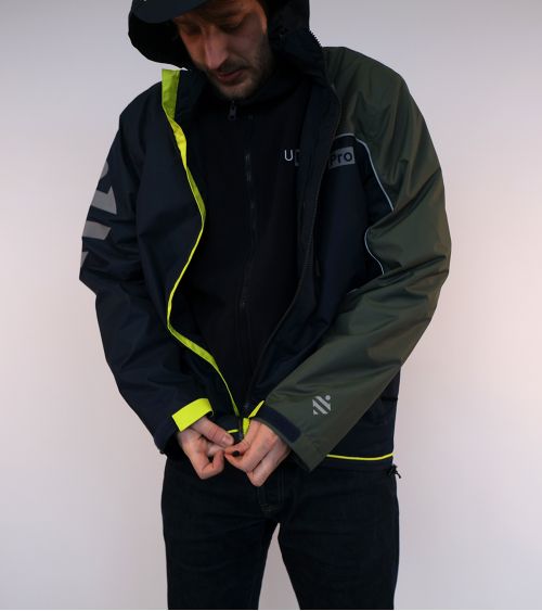 Rain Jacket mid-season/winter - waterproof + fleece lining